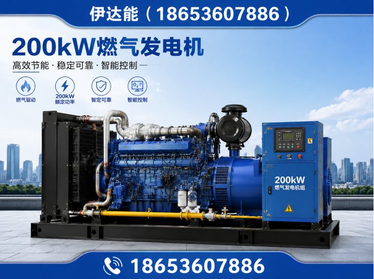 昌乐县气代油发电机组展示图