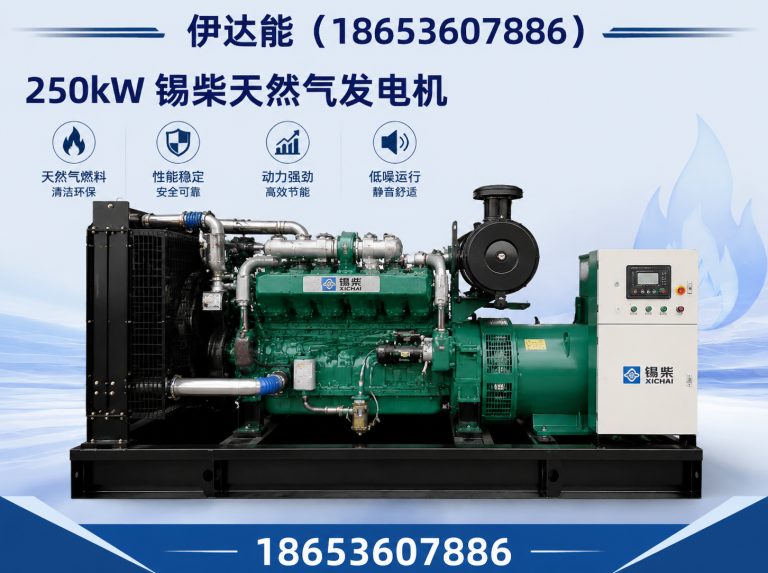 昌乐县200kW燃气发电机展示图